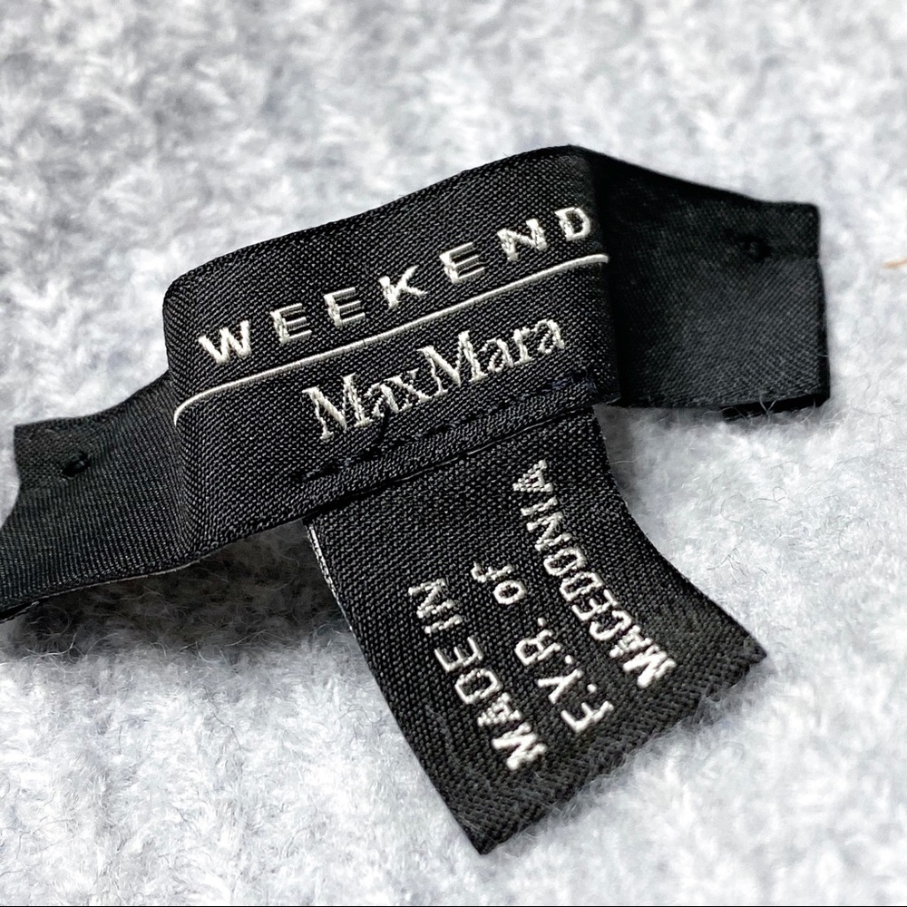 Weekend MaxMara Gray Wrap Virgin Wool Vest Medium - Picture 5 of 6